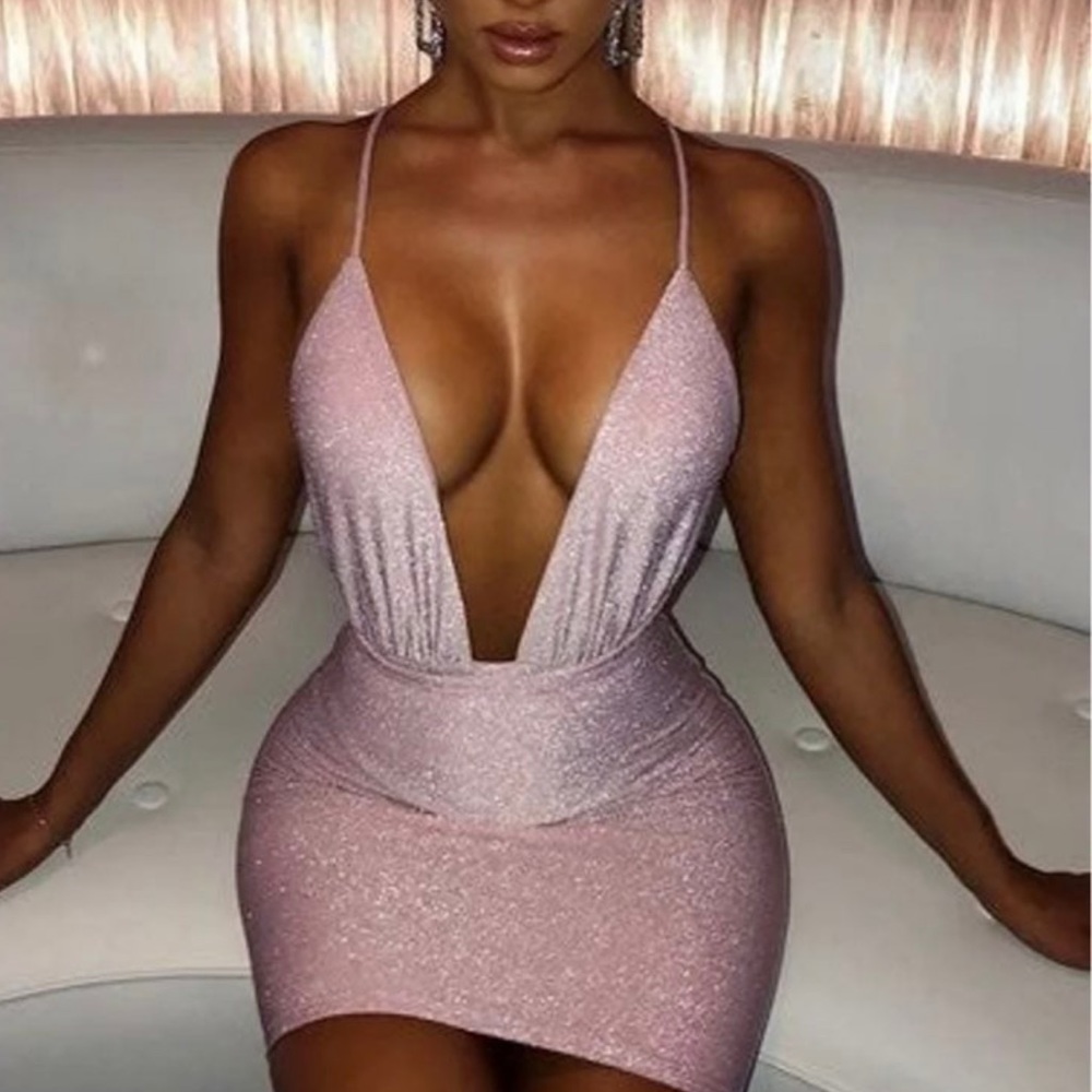 Babyboo mini dress in pink